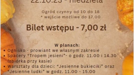 Ogród Botaniczny kończy sezon