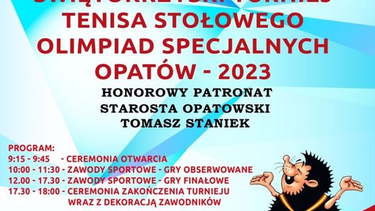 Opatowski turniej w tenisa stołowego 
