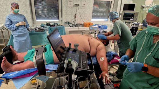 Operacja bariatryczna w Kielcach u pacjenta ważącego 230 kilogramów