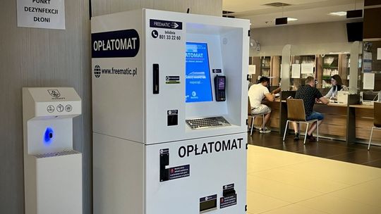 Opłatomaty w kieleckim Starostwie Powiatowym 