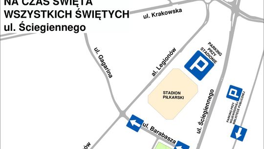 Organizacja ruchu w okresie Wszystkich Świętych 