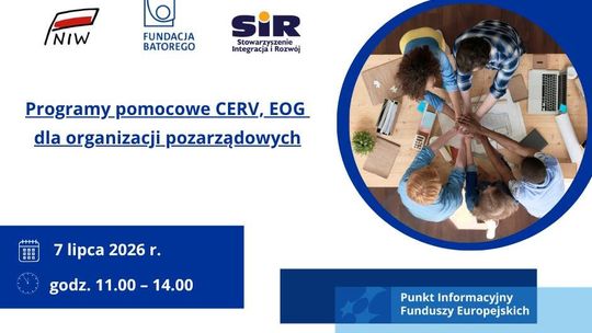 Organizacje społeczne i samorządy poznają możliwości finansowania z programów CERV i Funduszy EOG