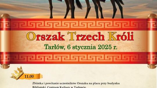 Orszak Trzech Króli przejdzie ulicami Tarłowa
