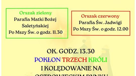 Orszaki Trzech Króli Przejdą przez Ostrowiec 