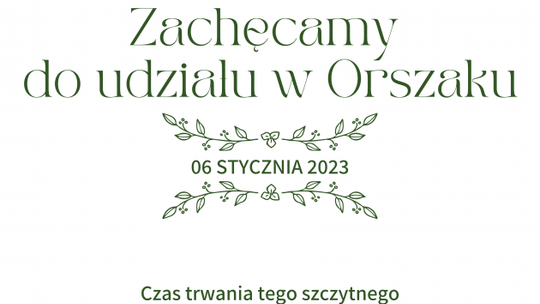 Orszakowi Trzech Króli w Sandomierzu przyświecać będzie szczytny cel