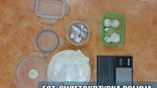 Ostrowczanin zatrzymany z dużą ilością narkotyków 