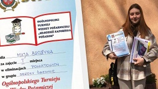 Ostrowczanka w finale wojewódzkim Ogólnopolskiego Turnieju Wiedzy Pożarniczej 