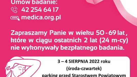 Ostrowczanki nie czekajcie! Zapiszcie się na badania