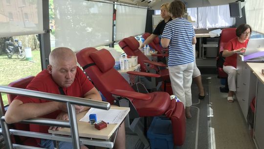 Ostrowieccy motocykliści oddawali krew 