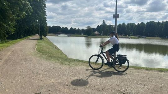 Ostrowieccy policjanci na rowerach 