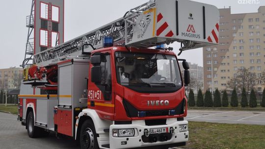 Ostrowieccy strażacy mają nową drabinę 