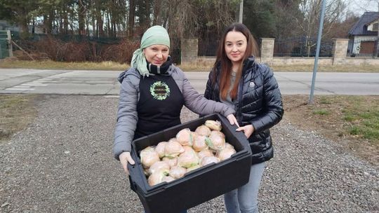 Ostrowieccy wolontariusze  WOŚP nakarmieni przez Radę  Osiedla Ogrody 