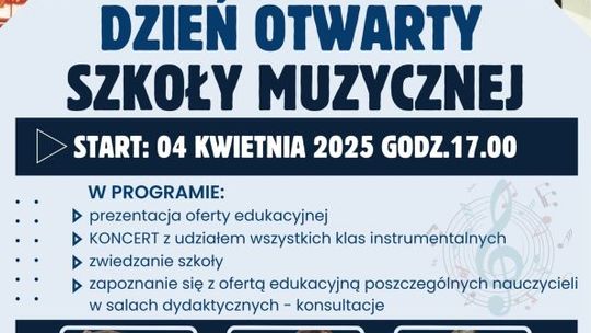 Ostrowiecka PSM I stopnia zaprasza na dzień otwarty  