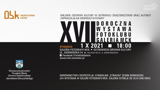 Ostrowiecki Fotoklub zaprasza na 17. już doroczną wystawę
