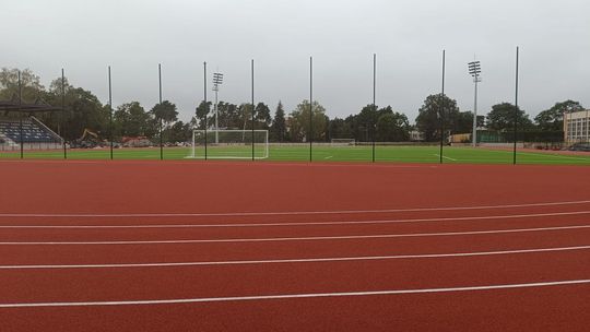 Ostrowiecki stadion lekkoatletyczny już na finale prac 