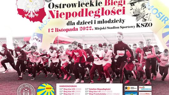 Ostrowieckie Biegi Niepodległości dla dzieci i młodzieży
