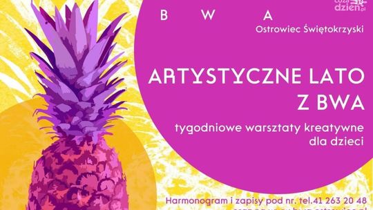 Ostrowieckie BWA zaprasza dzieci na kreatywne zajęcia 