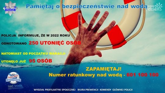 Pamiętaj o bezpieczeństwie nad wodą