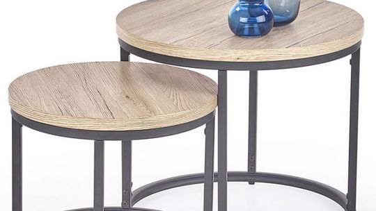 Piękno w kolorze sonoma - wybierz stolik do salonu