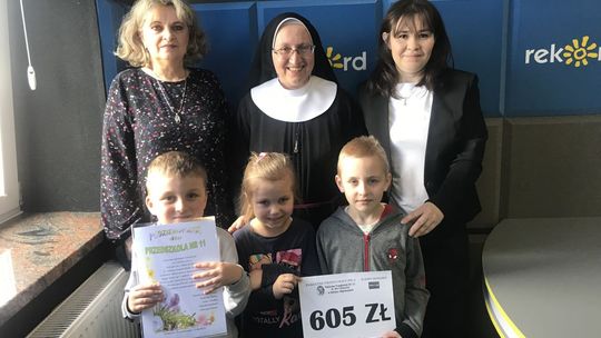 Piękny gest dzieci z Przedszkola Publicznego nr  11 