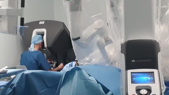 Pierwsza robotyczna operacja w Klinice Chirurgii Onkologicznej w ŚCO