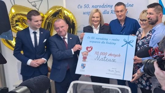 Pierwsze wsparcie w ramach programu „Co 50. narodziny – realne wsparcie dla Rodziny”