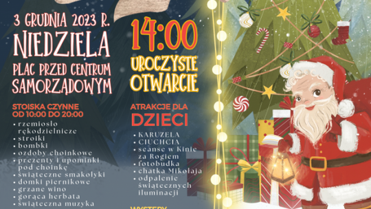 Pierwszy Jarmark Bożonarodzeniowy w tym roku będzie w Morawicy