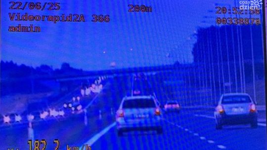 Pijany z dziećmi jechał ponad 180 km/h