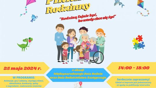 Piknik promujących rodzicielstwo zastępcze w Ostrowcu 