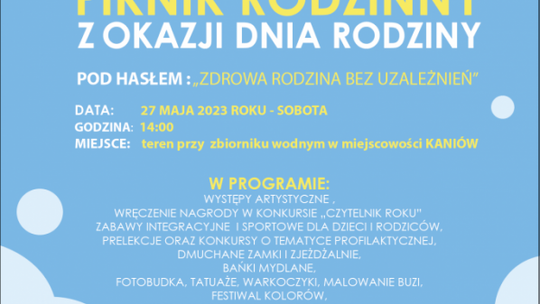 Piknik rodzinny z okazji Dnia Rodziny