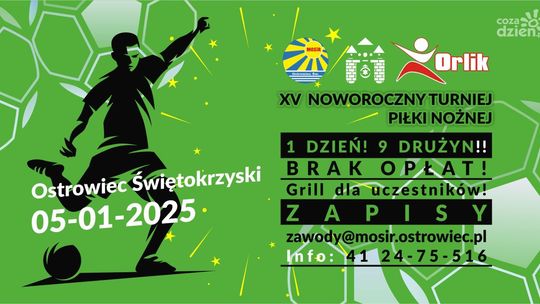 Piłkarski Nowy Rok tradycyjnie powitamy na Orliku!