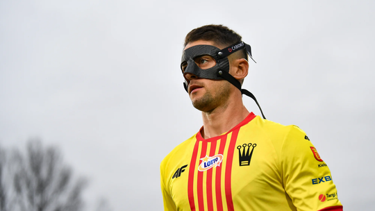 Piłkarze Korony po meczu z Rakowem 