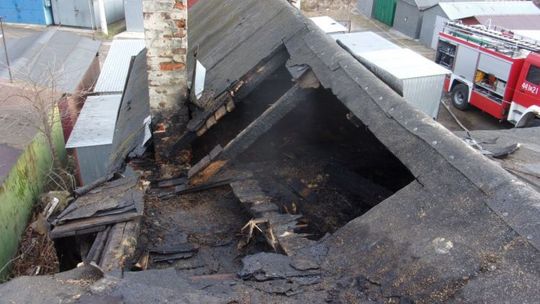 Płonął budynek wielorodzinny w Opatowie