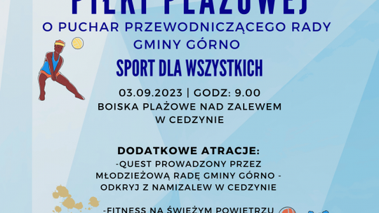 Pod patronatem Radia Rekord - turniej piłki plażowej w Cedzynie