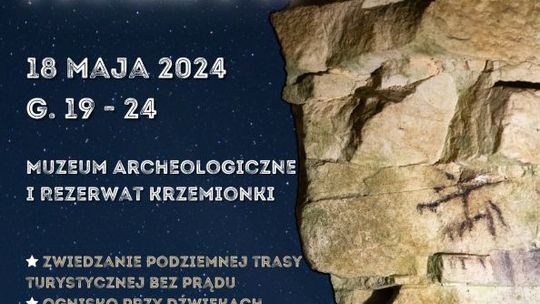 Podziemna trasa turystyczna na Krzemionkach dostępna nocą 