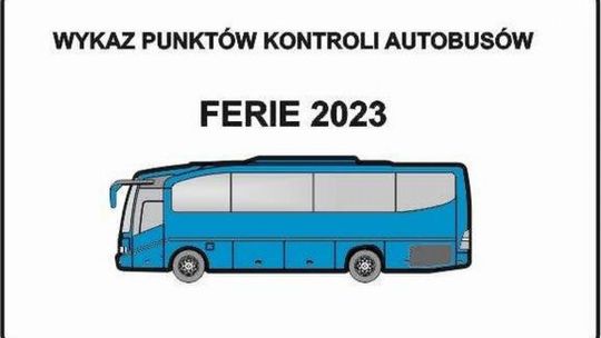 Policja skontroluje autokary 