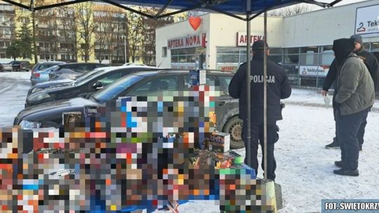 Policyjne kontrole fajerwerków przed Sylwestrem. Apel o bezpieczeństwo