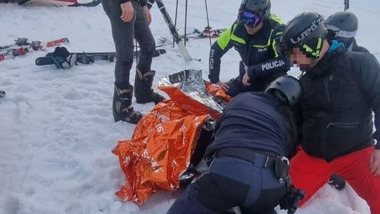 Policyjni narciarze w akcji