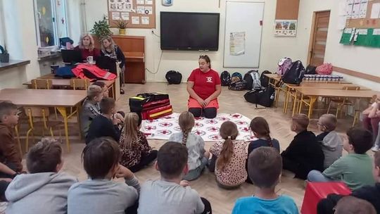 Polski Czerwony Krzyż to nie tylko akcje ratunkowe ale też warsztaty profilaktyczne 