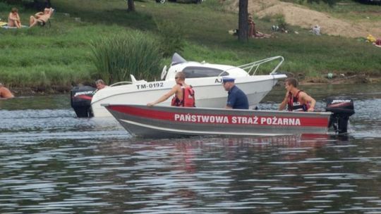 Poszukiwanie mężczyzny w Zalewie Rejów. W akcji płetwonurkowie