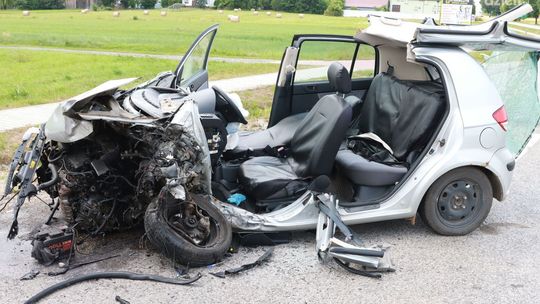 Poważny wypadek w powiecie kieleckim