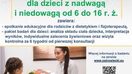 Powiat ostrowiecki oferuje kolejny pakiet badań dla dzieci