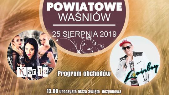 Powiatowe święto plonów w Waśniowie