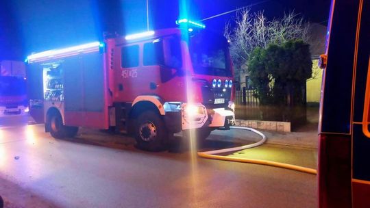 Pożar pieca w domu przy ul. Wspólnej w Ostrowcu