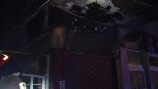 Pożar śmieci w altanie na osiedlu KSM