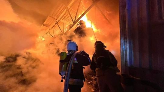 Pożar w wieżowcu na kieleckim Czarnowie