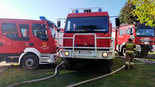 Pożarem zagrożony był budynek mieszkalny 