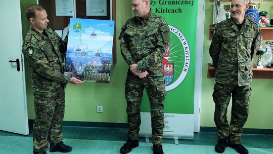 Pożegnanie Komendanta Placówki SG w Kielcach ze służbą w KaOSG