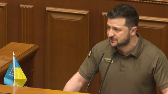 Prezydent Ukrainy Wołodymyr Zełenski dziękuje Kielcom za pomoc