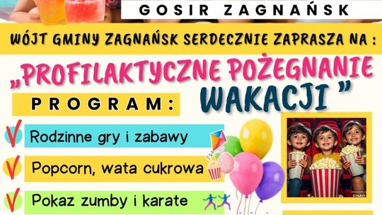 Profilaktyczne Pożegnanie Wakacji w Zagnańsku